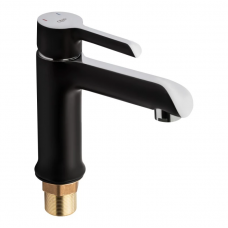 Змішувач для раковини Qtap Grand QTGRABCR001F Chrome/Black Змішувач для раковини Qtap Grand QTGRABCR001F Chrome/Black