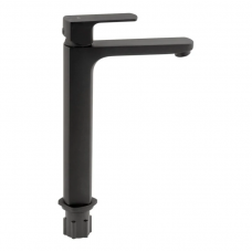 Змішувач для раковини Qtap Lipno високий QTLIPNO1023H101CB Black Matt Змішувач для раковини Qtap Lipno високий QTLIPNO1023H101CB Black Matt