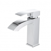 Змішувач для раковини Qtap Swan Cascada QTSWA270CRM45564 Chrome