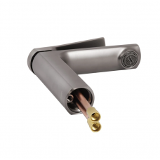 Змішувач для раковини Qtap Slavonice QTSLA270GMB45924 Gunmetal Black PVD