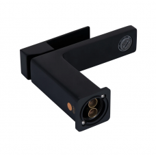 Змішувач для раковини Qtap Gemini QTGEM270BLM45674 Black Matt