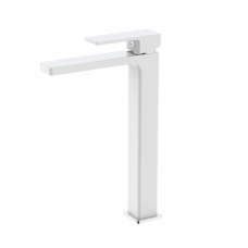 Змішувач для раковини Qtap Gemini високий QTGEM269CRW45679 Chrome/White Змішувач для раковини Qtap Gemini високий QTGEM269CRW45679 Chrome/White