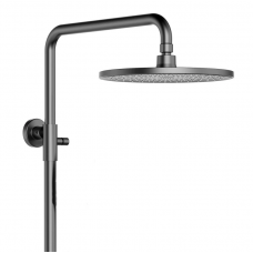 Душова система для душу Qtap Slavonice на два споживача QTSLA110GMB45913 Gunmetal Black PVD