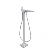 Змішувач для ванни Qtap Podlaha підлоговий (з душовим гарнітуром) QT19103VDC Chrome Змішувач для ванни Qtap Podlaha підлоговий (з душовим гарнітуром) QT19103VDC Chrome