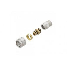 Муфта обжимна RAFTEC із зовнішньою різьбою НН 16x1/2" MN-1601